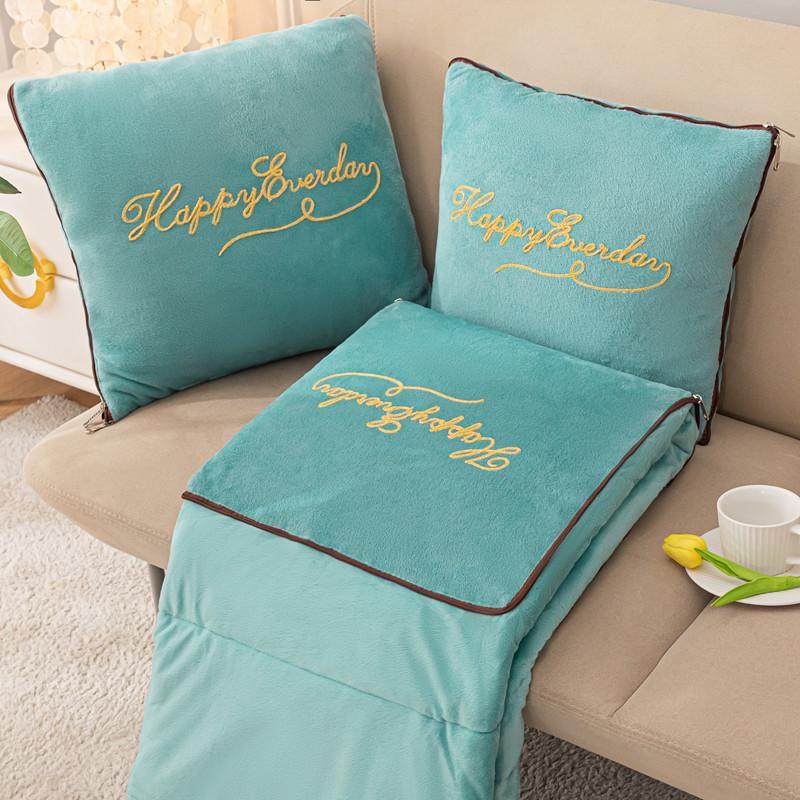 抱枕被子两用加厚二合一折叠汽车载枕头被办公室午睡空调毯振尾荣,淘宝优惠券,粉丝福利购,淘宝优惠卷