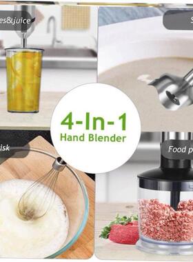 electric hand immersion blender food processor chopper mixer