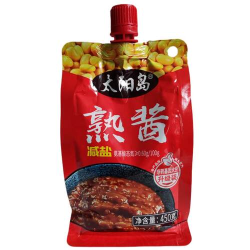 太阳岛香辣酱450g东北熟酱蒜蓉辣酱烧烤酱蘸菜酱烤串酱料包邮 - 图1
