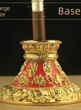 树脂红皮底座 专用底座银色金色大中小号 精致做工桌面摆件家用