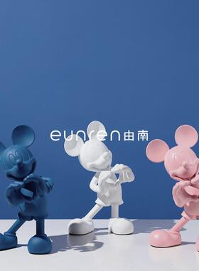 网红比心轻YN-BJ225老鼠潮童流奢摆件儿房卡通玄关柜客厅店面家居