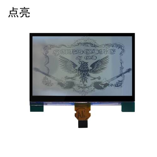 夏普2.7寸400x240单色半反半透屏LCD显示屏LS027B7DH01全视角 - 图0