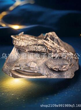 魔戒 指环王 史矛革 守财龙 仿铜色 雕像 桌面摆件 现货
