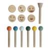 Hole board large hole accessories colorful match sticks facial makeup stick smiley face hook accessories hanging rod decoration