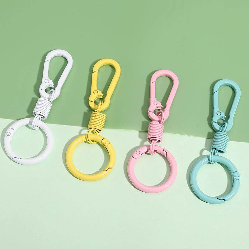 彩色钥匙扣挂件 DIY配件个性创意精致书包挂饰汽车炼圈环包包饰品,淘宝优惠券,粉丝福利购,淘宝优惠卷