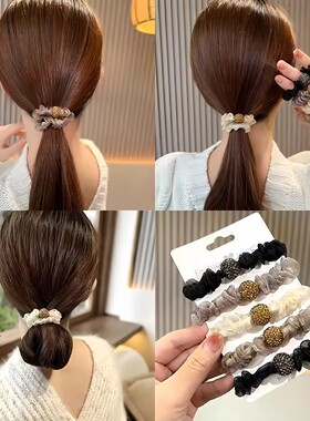 Trendy hair ties and hair bands, popular internet celebrity