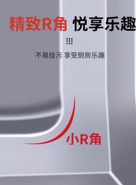 商用5不房锈钢水槽单槽洗菜消盆毒洗手解池厨食堂超大号一体冻水