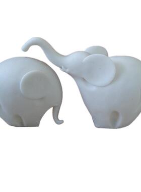 现摆代简品约家居饰大象母摆子象件客厅酒柜电NA115视玄关创意工