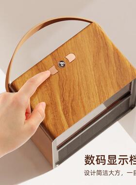 家用小型木纹电取暖器仿真火焰壁炉暖风机新款立式暖脚烤火炉