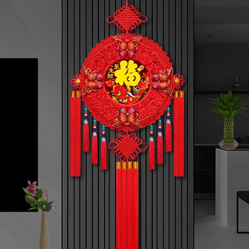 桃木中国结福字挂件吉祥挂饰入户门客厅高档电视背景墙装饰年货,淘宝优惠券,粉丝福利购,淘宝优惠卷