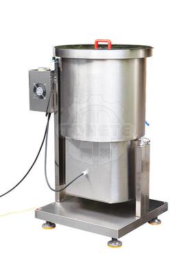 调速商用打泥机 现货不锈钢鲜姜切碎机 桶式可倾斜出料蔬菜打浆机