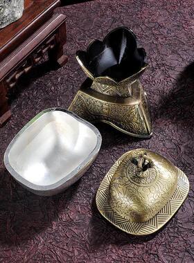 藏传供奉佛具合金托 托巴法器供具鎏金托 托巴碗佛前家用供水酒杯