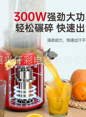 原汁机汁渣分离榨汁机电动效榨水果汁家用鲜榨