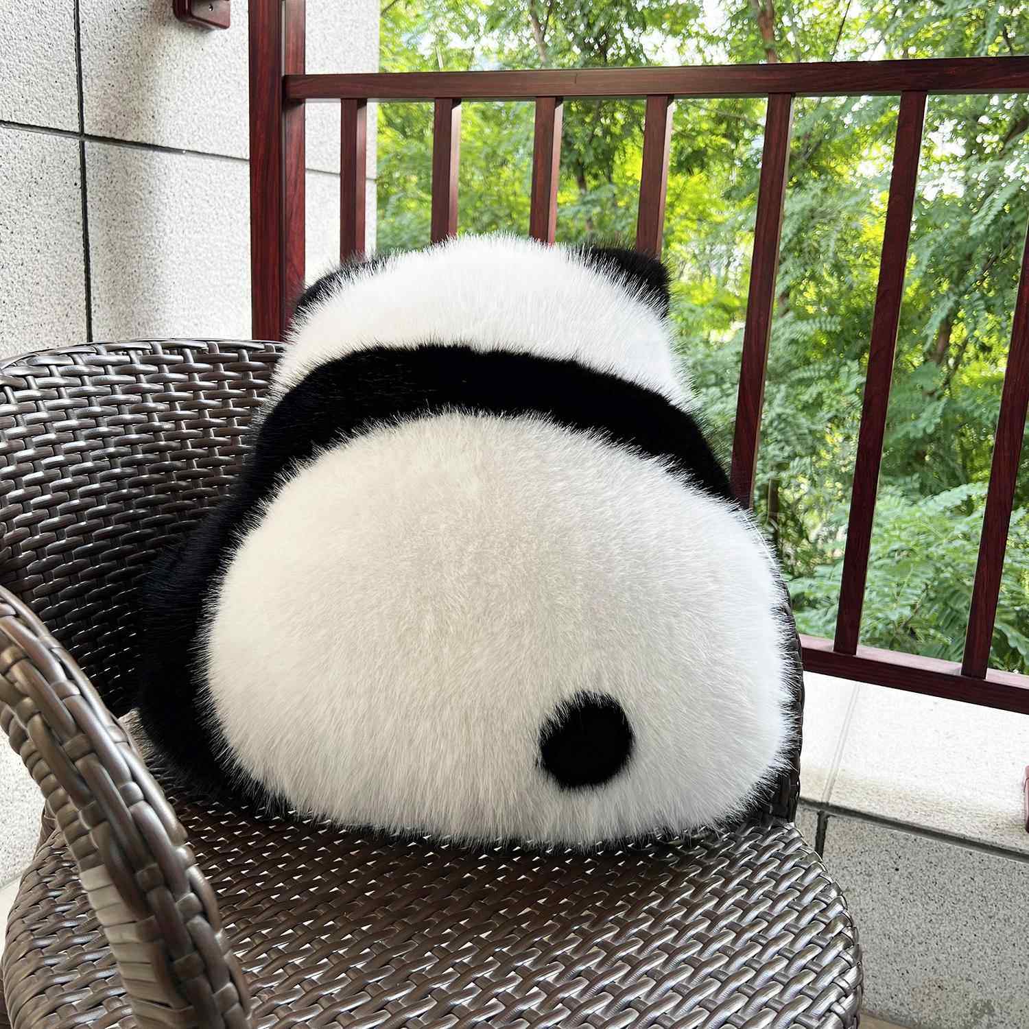 熊猫抱枕萌兰和花花腰靠垫可爱沙发女生毛绒玩偶客厅装饰生日礼物,淘宝优惠券,粉丝福利购,淘宝优惠卷