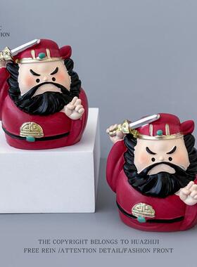 情绪稳定神器办公室工位装饰品礼物职场防小人国潮钟馗桌面小摆件