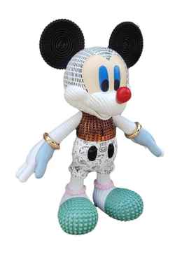 彩绘米奇摆件家居饰品售楼处装饰摆设样板房客厅电视柜软装工艺品