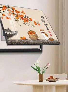 柿柿如意电表箱装饰画免打孔配电箱电闸箱遮挡挂画电源总开关电闸