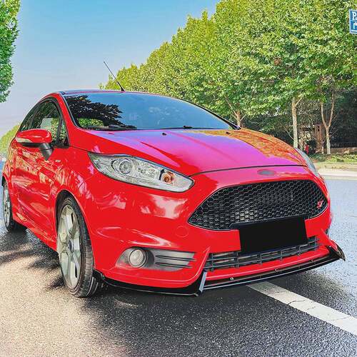适用福特嘉年华 Fiesta MK6 ST 2012-2017 前杠前唇前铲外饰改装 - 图0