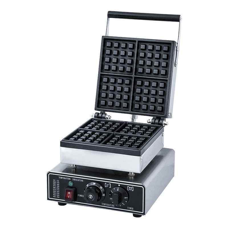 Waffle maker, commercial stall machine, waffle oven, electric pan, commercial foreign trade double-head electric pot, electric heating waffle machine