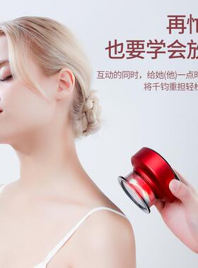 新款直销电动拔罐器全自动家用刮痧仪真空吸痧走罐热敷按摩仪拔火