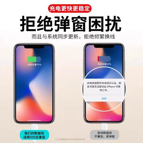 适用苹果12数据线USB接口iphone11手机14plus充电线xr器13mini加长2米12pro蓝牙耳机lightning插头老款xs max - 图0