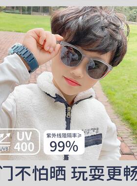 康视顿儿童墨镜抗UV亲子折叠防晒不伤眼睛男童女孩偏光太阳镜