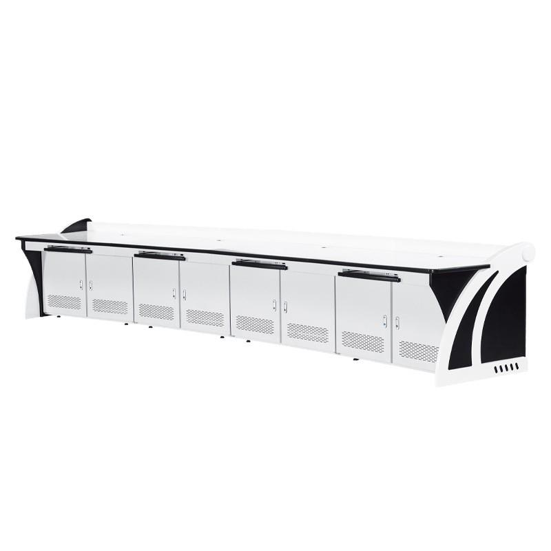 Command center console multi-link monitoring computer room office conference room security command and dispatch desk table monitoring desk