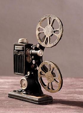 创意礼品家居装饰品 复古做旧工艺摆件 老式放映机