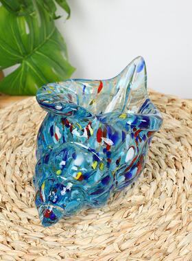 新款直销新款轻奢创意海洋摆件海螺收纳客厅玄关酒柜茶几桌面果盘