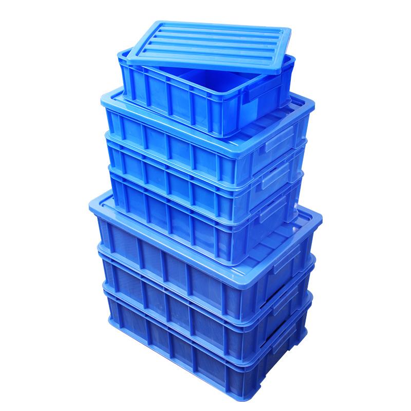 零件盒塑料螺丝收纳盒子五金工具盒物料盒储物盒长方形周转箱加厚-图3