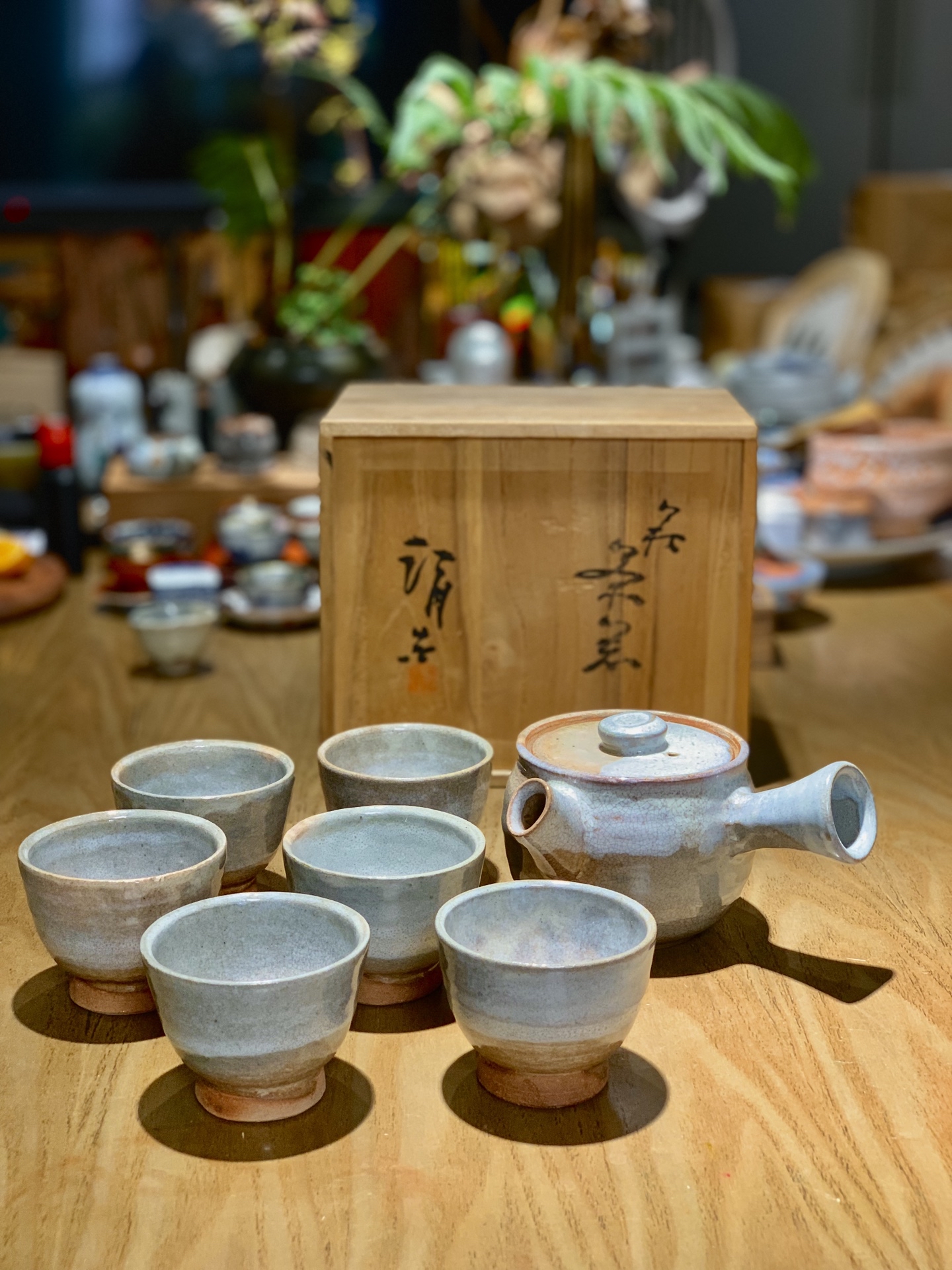 ◇毛利家御用達窯 萩焼茶碗 野坂江月堂【野坂康起】作 玉梯