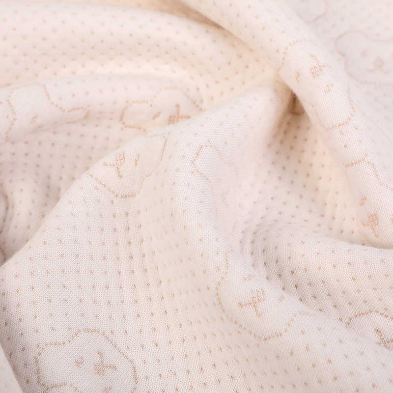 菱形格熊头爱心空气层针织彩棉面料婴儿夹棉保暖定型枕睡衣家居服,淘宝优惠券,粉丝福利购,淘宝优惠卷