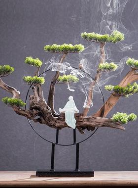 健康云岁时节令强磁力根雕树根枝朽木腐木随形家居软装饰品摆设