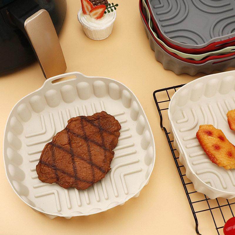 新款 耐高温方空气炸锅硅胶烤盘 不粘油易清洗烤垫 一体式硅胶垫,淘宝优惠券,粉丝福利购,淘宝优惠卷