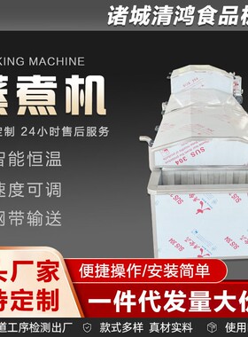 全自动丸子蒸煮成机 丸成套加工设备型 大型肉丸水煮线鸡定肉型机