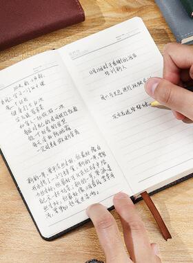 A6口袋笔记本子随身携带商务公记事本定 制加厚简约小本子小号