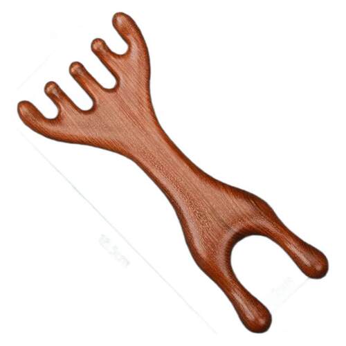 Manufacturer wholesale green rosewood Gua Sha board, purple - 图3