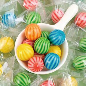 老款西瓜泡泡糖8090怀旧零食散装口香糖吹泡泡校园非爆浆彩虹糖球