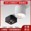 Infrared human body induction surface-mounted spotlights, entry lights, entrance halls, corridors, corridors, stairs, garage lights, induction downlights
