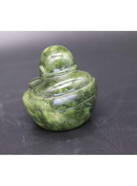弥玉石南摆件佛批发玉器玉雕工艺品摆件 一团和气举报玉笑罗佛