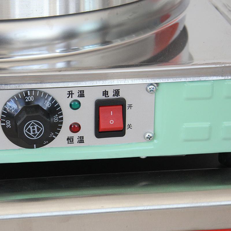 Desktop commercial electric pancake pan with double-sided heating, digital dual-control pancake pan, sauce-flavored pancake machine, dual-temperature pan-fried pancake machine