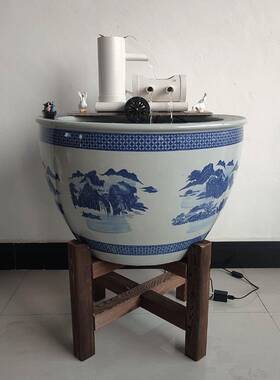 古F9987J85法陶瓷鱼缸底座架子水脚架花缸盆支架酒支坛酒木缸木架