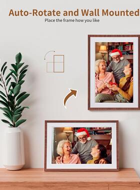 Frameo 10.1 Inch Digital Picture Frame，WiFi Electronic Fram