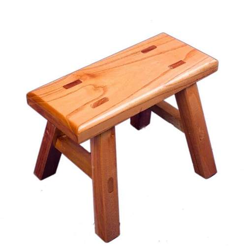 老式红香椿家用实木小板凳创意成人宝宝椅子跳舞垫脚木头矮凳子 - 图3