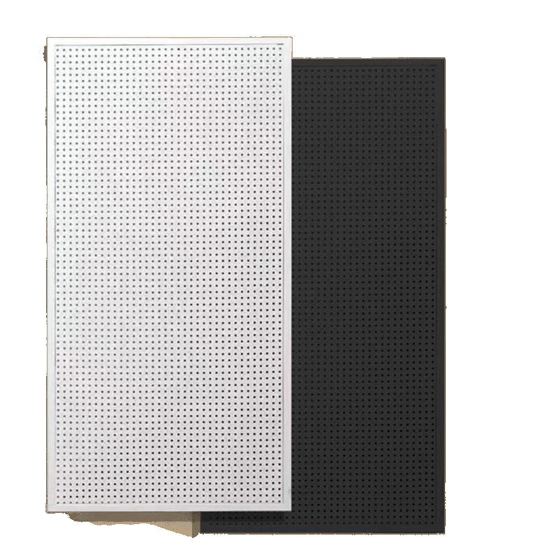 Framed round hole household hole board shelf wall display rack porous board jewelry hardware tool rack wall