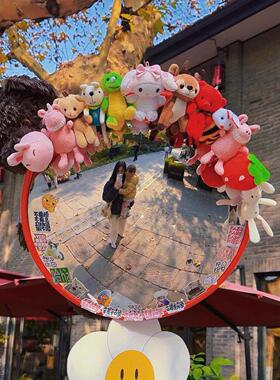 新家的100个快递室内凹凸镜广角镜氛围感场景布置装饰品拍摄道具