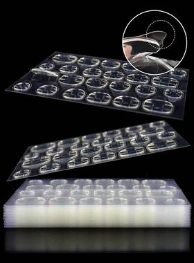 12 Sheets/288pcs Super Sticky Jelly Glue Press-On Nails With