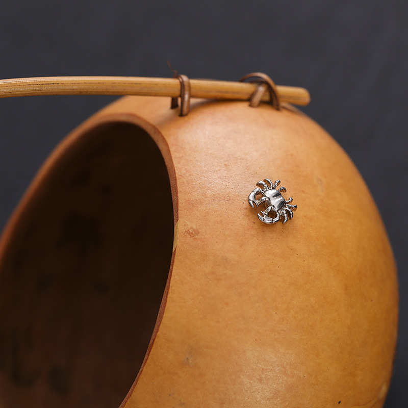 Creative handmade bamboo gourd basket bamboo storage box dried fruit snack box tea set storage basket