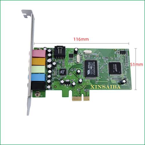 PCIE 5.1声卡 6声道桌上型电脑主板/伺服器 电脑WIN7/8/10/11系统 - 图3