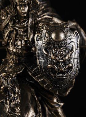 正品赵云赵昭龙覆古装室饰酒柜厅办公工艺品盔甲武武士士骑客士